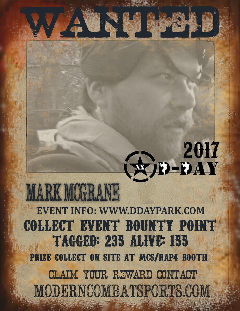 DDAY 2017 Wanted: Mark Mcgrane (closed)