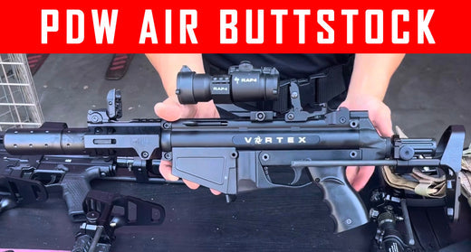 VIDEO: Universal EX PDW Air Buttstock For Paintball Gun, Airsoft Gun, BB Gun and Pellet Gun #mcs