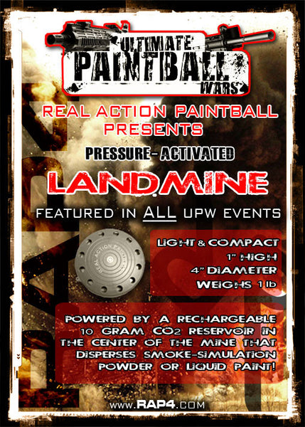 Landmine At Ultimate Paintball Wars Scenario Event