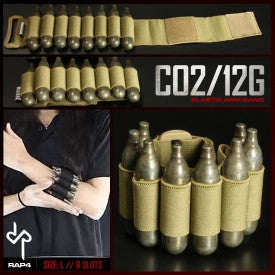 CO2/Pods Elastic Armbands - Quick Reloads at the Ready!