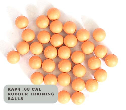 Rubber Training Balls for Law Enforcement