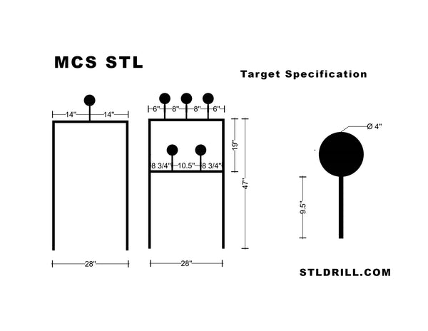 STL Drill Target Specs
