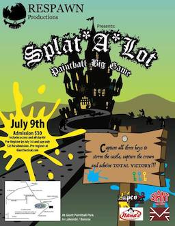 Splat - A - Lot (2016 July 09 to July 10)