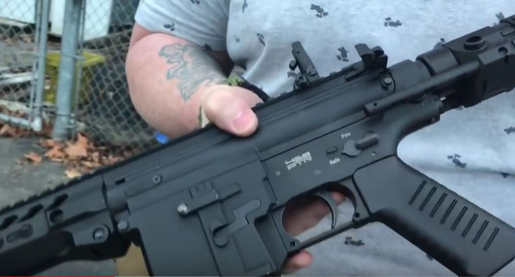 VIDEO:Switchblade PDW Stock and 468 PTR Demo