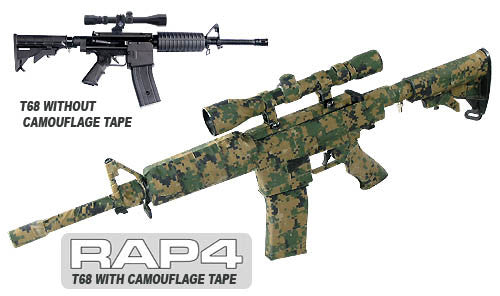 RAP4 Camo Tape Paintball Specific Applications Release