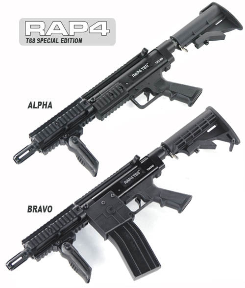 T68 Alpha and T68 Bravo Special Edition Paintball Gun