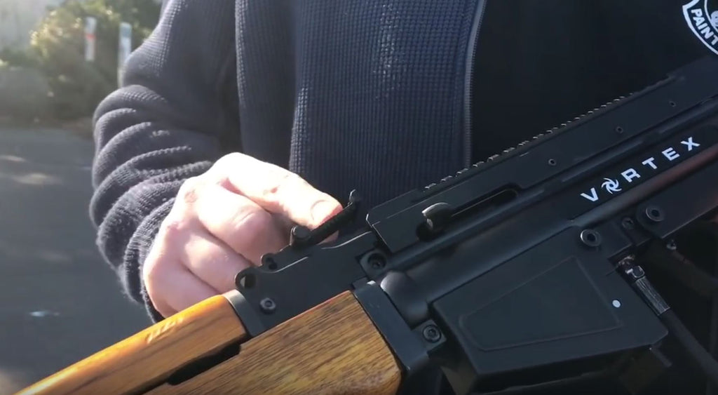 VIDEO:TACAMO Vortex AK47 Mag Fed Paintball Gun