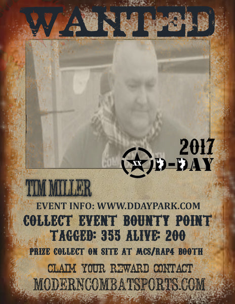 DDAY 2017 Wanted: Tim Miller (closed)