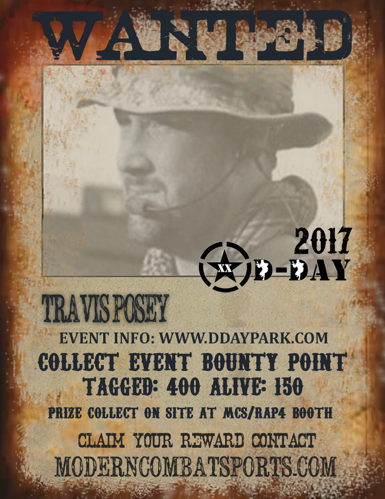 DDAY 2017Wanted: Travis Posey (closed)