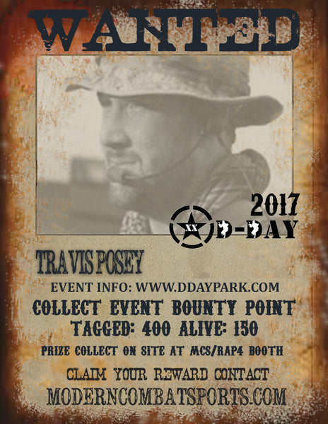 DDAY 2017Wanted: Travis Posey (closed)