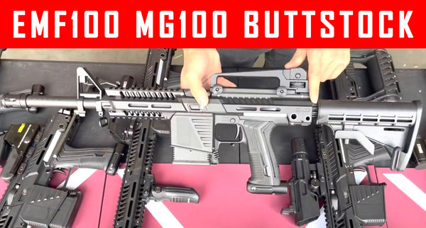 VIDEO: EMF100 MG100 Custom M4 Carbine Buttstock #MCS