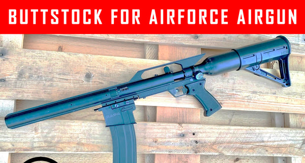 VIDEO: PCP Air Tank Buttstock For AirForce Airgun