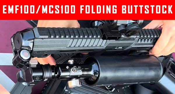 VIDEO: EMF100 MG100 MCS100 Drop Down Folding Air Buttstock Adapter With Gen3 Locking Mechanism #mcs