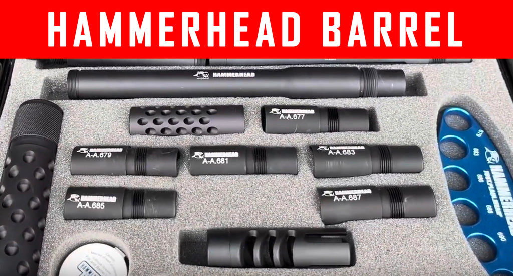 VIDEO: Hammerhead Rifled Paintball Gun Barrels -  Made in U.S.A - Best Paintball Barrel #mcs