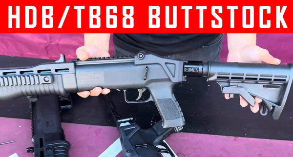 VIDEO: HDB TB68 Shotgun M4 Carbine Buttstock and Folding Buttstock #mcs