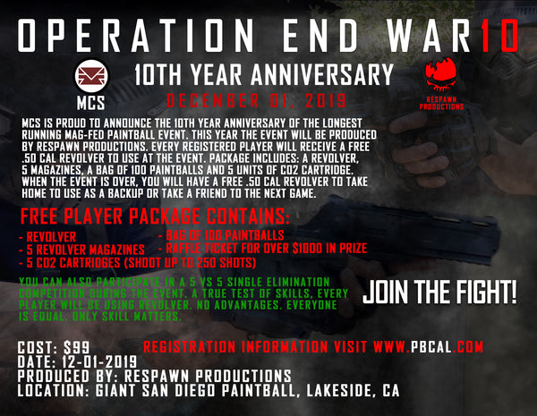 Operation End War 10 (December 1st, 2019)