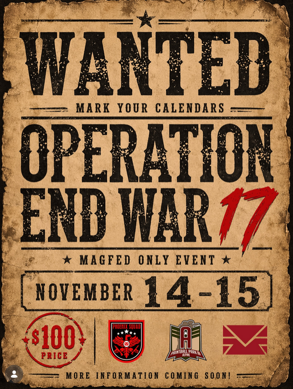 Operation End War 17 Magfed Paintball Event