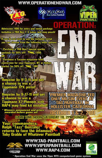 End War 2: Discover magazine-fed tactical paintball