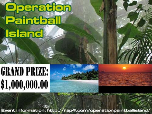 Operation Paintball Island the $1,000,000.00 grand prize tournam