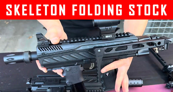 VIDEO: Skeletonized 1913 Picatinny Rail Folding Buttstock With Universal Air Option #mcs