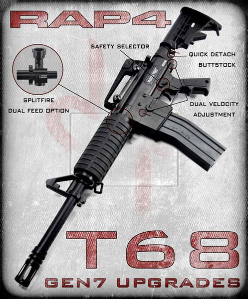 T68 Gen7 - Realistic Paintball Gun