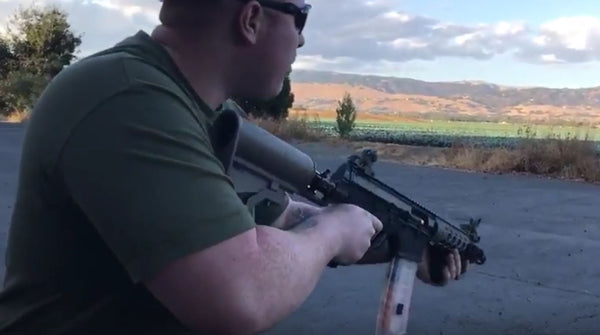 VIDEO:Tacamo Thunderbolt Troy Paintball Gun Shooting Demo