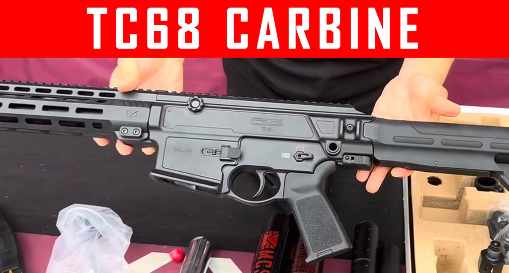 VIDEO: TC68 Tactical Carbine Semi Auto/Full Auto Paintball Gun #MCS
