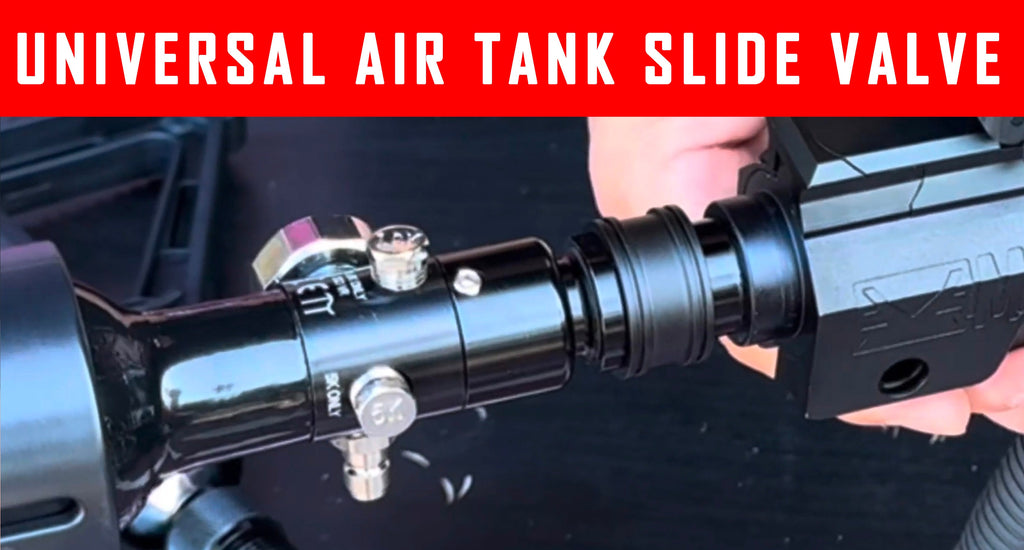 VIDEO: Universal On/Off Slide Valve Adapter For Paintball Gun - Airgun - BB Gun - Pellet Gun - Airsoft #mcs