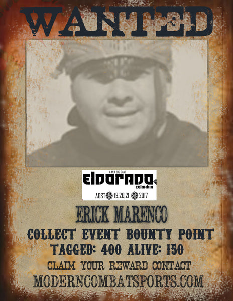 Wanted: ERICK  MARENCO