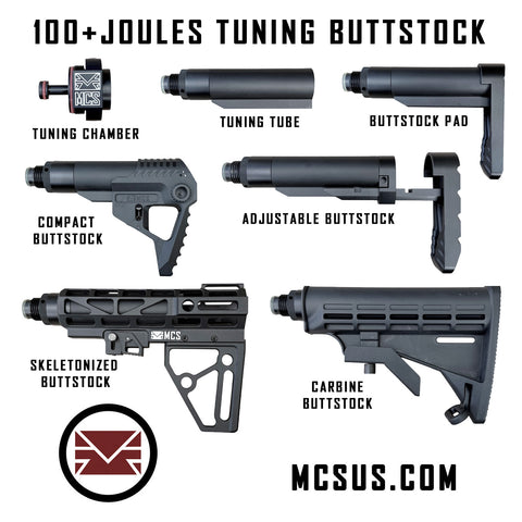 Mercury Rise IntruBuster Gen2 Extreme Performance Tuning Chamber + Tuning Buffer Buttstock Kit