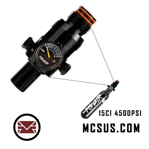 PowAir Tactical Line 4500psi Air Tank Regulator