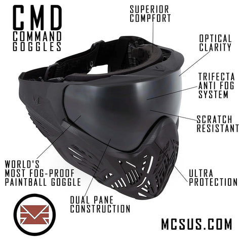 CMD Command Goggles (Bunkerkings - CMD - Pitch Black)