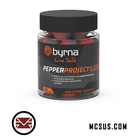 Byrna .68 Cal Pepper Projectiles (25 Count)