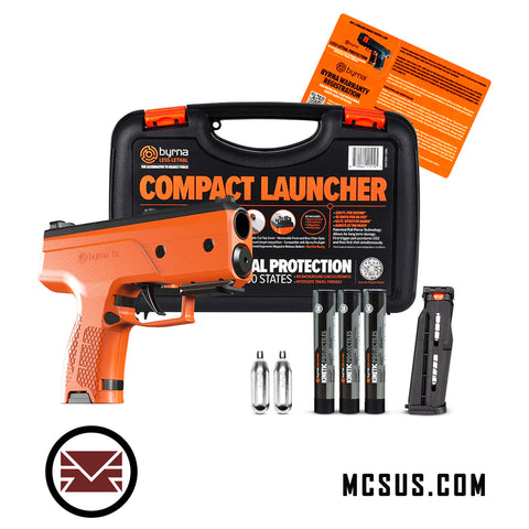 Byrna CL .61 Cal Launcher Orange/Black - Universal Kit