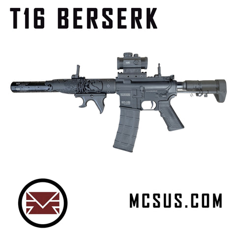 Custom T16 LoneWolf Berserk Custom Paintball Gun (Optional Semi Auto/Full Auto)