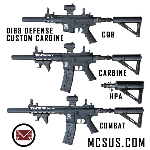 Custom Defender Package DI68 35-45+ Joules Carbine  (.68 Cal)
