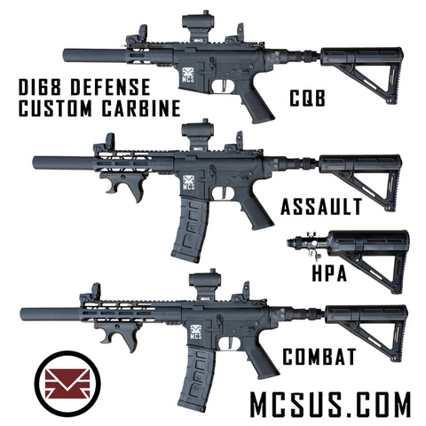 Defender Package DI68 35-45+ Joules Customs Carbine  (.68 Cal)