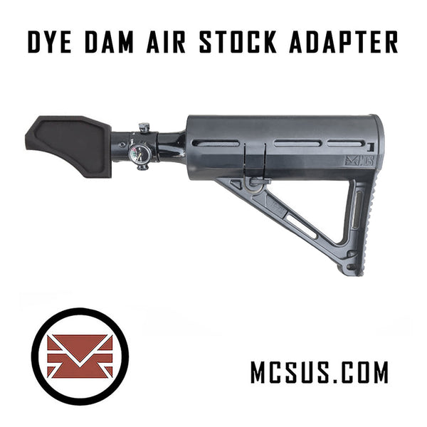 DYE DAM Paintball Gun Buttstock Air Adapter – MCS