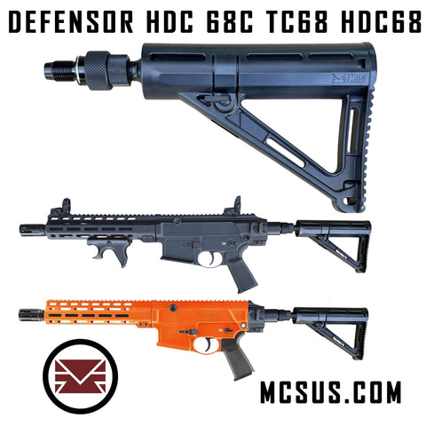 Defensor HDC 68C TX68 TC68 HDC68  AirLock Pro On/Off Air Saver Adapter + 88g/90g Buttstock