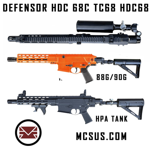 Defensor HDC 68C TX68 TC68 HDC68 Folding Air Adapter And Buttstock Combo Kit
