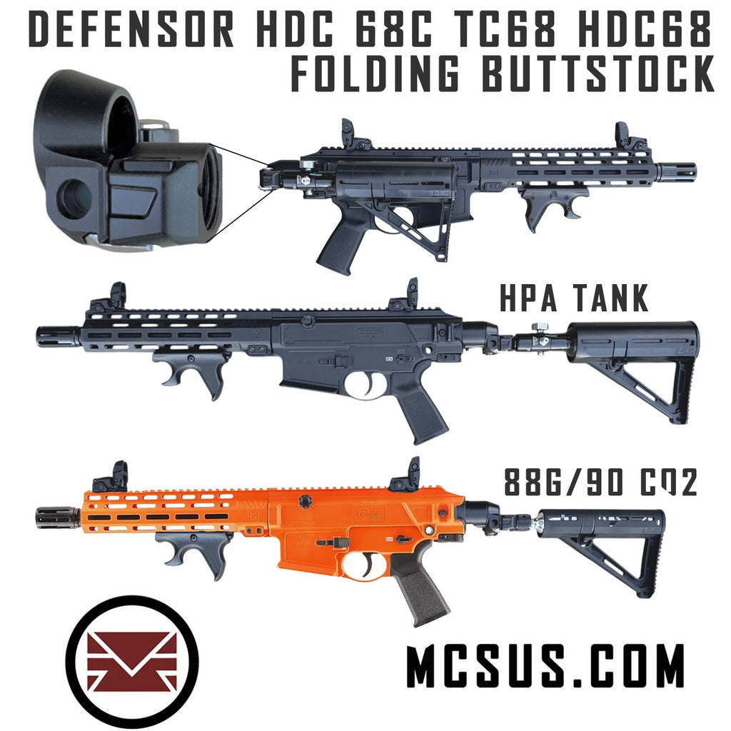 Defensor HDC 68C TC68 HDC68 Folding Air Buttstock Adapter With