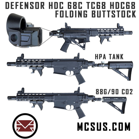Defensor HDC 68C TC68 HDC68 Folding Air Buttstock Adapter With