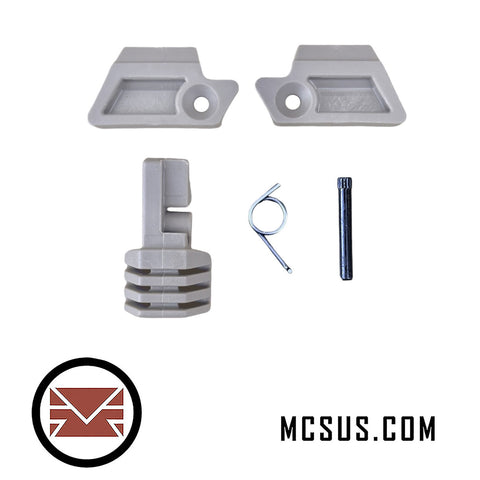EMF100 MCS100 Detent Plate Left/Right + Magazine Release Lever + Spring + Pin (HDE Tan)