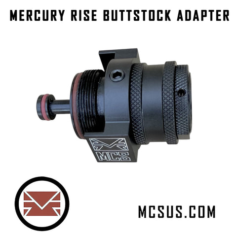 Mercury Rise IntruBuster Buttstock With Emergency Integrated On/Off Slide Valve Adapter