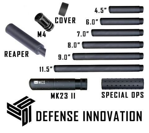 Stainless Steel Mercury Rise IntruBuster GEN2 .68 Cal Barrel And Suppressor Combo Kit