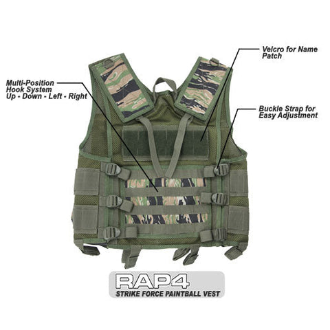 Urban Camo Strikeforce Tactical Modular Vest (Large Size) – MCS
