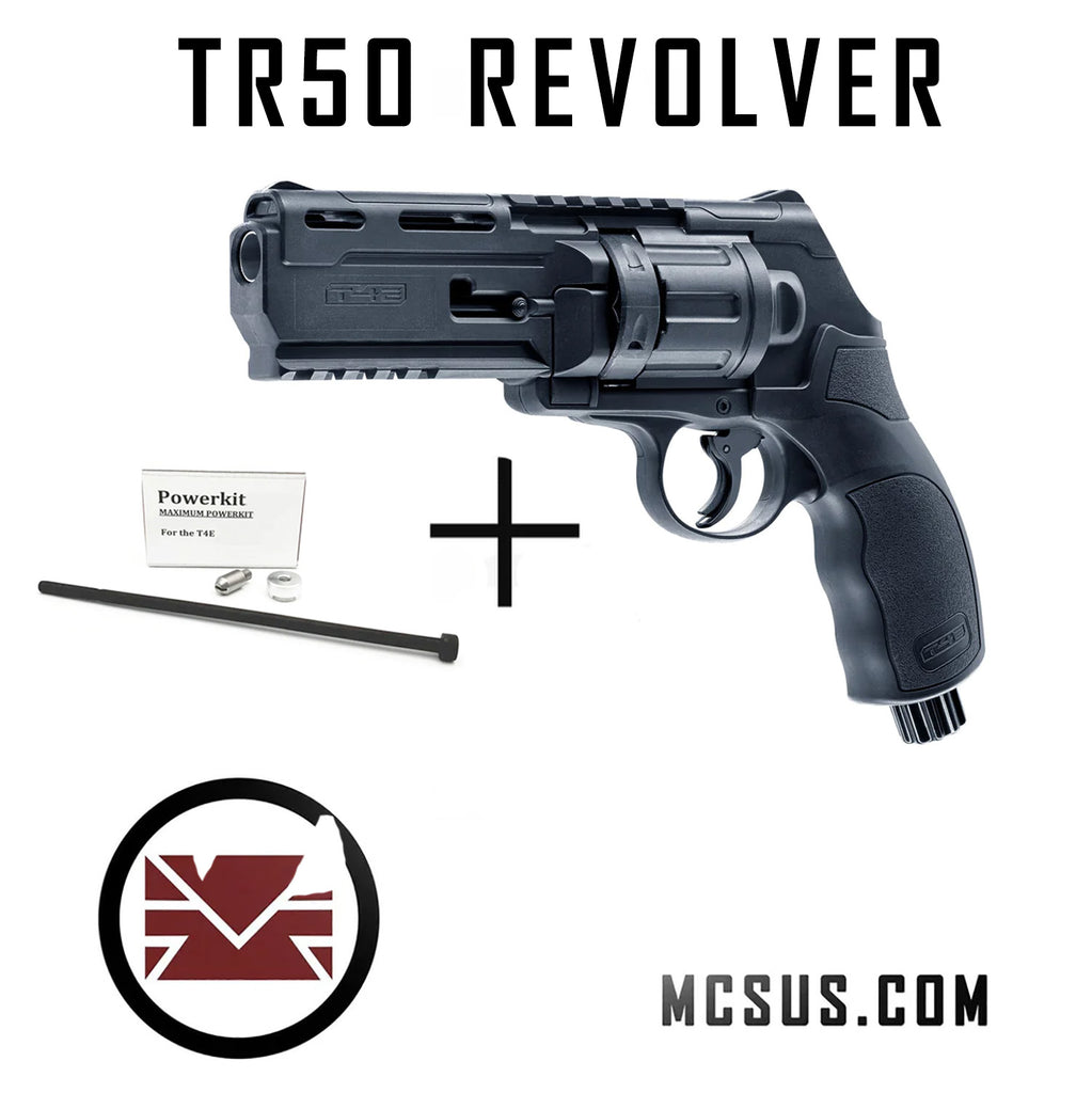 NEW T4E .50 Cal TR50 Paintball Revolver For Home Defense