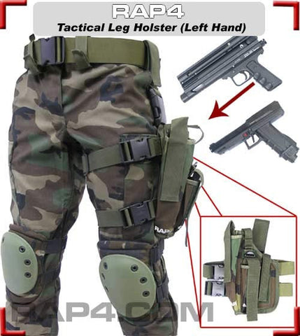 Tactical Leg Holster Left Hand Large (Desert Camo)