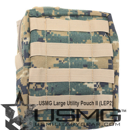 MOLLE Large MultiUse Zipper Utility Pouch (MARPAT) MCS