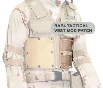 Tiger Stripe Mod Patch for Strikeforce/Tactical Ten Vest (Front)